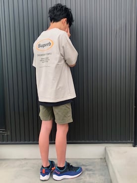 「こども ビームス（コドモビームス）のアイテム（パンツ）」を使った、kikkiさん（キッズ・156cm）の夏コーディネート