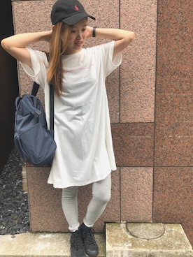 「Burner（バーナー）のアイテム（ワンピース/ドレス）」を使った、Maaaaaaaaaaさん（レディース・154cm）の夏コーディネート