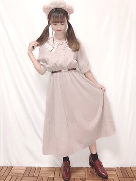 ワンピース ピンク系 を使った シェリーメイ の人気ファッションコーディネート Wear