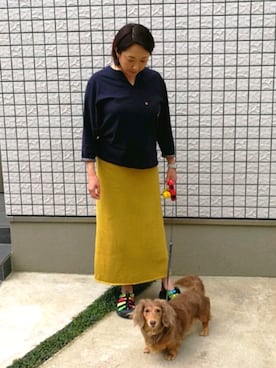 「さんぽ」｜「アイテム（その他）」を使った、1020mayuさん（レディース・165cm）の春コーディネート