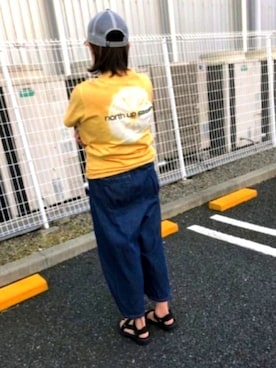 「絞り染め」｜1020mayuさん（レディース・165cm）の春コーディネート