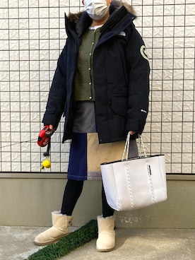 「STATE OF ESCAPE（ステートオブエスケープ）のアイテム」を使った、1020mayuさん（レディース・165cm）の冬コーディネート