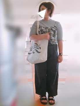 「祭り」｜「アイテム（アナログ腕時計）」を使った、みねやんさん（レディース・153cm）の秋コーディネート