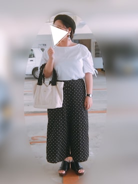 「アイテム（ピアス（両耳用））」を使った、みねやんさん（レディース・153cm・20代）の夏コーディネート