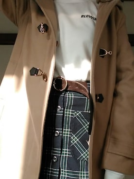 「アイテム（ダッフルコート）」を使った、。さん（レディース・162cm・10代）の冬コーディネート