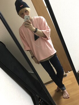 「Apple Watch」｜「アイテム（財布/小物）」を使った、うまかす(ㆀ˘･з･˘)さん（メンズ・180cm）の夏コーディネート