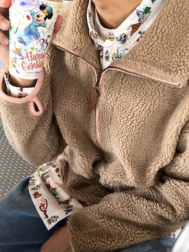 「ミッキー」｜「アイテム（ブルゾン）」を使った、KaneKoさん（メンズ・177cm）の秋コーディネート