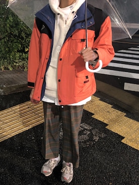 「le coq sportif」｜KaneKoさん（メンズ・177cm）の冬コーディネート