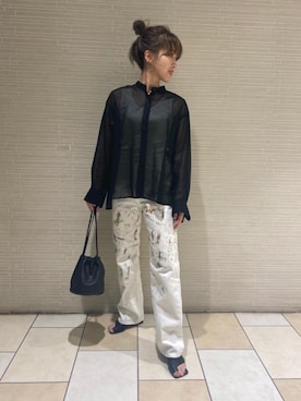 河野　史保里さん（レディース・158cm）の秋コーディネート