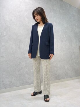 河野　史保里さん（レディース・158cm）の春コーディネート