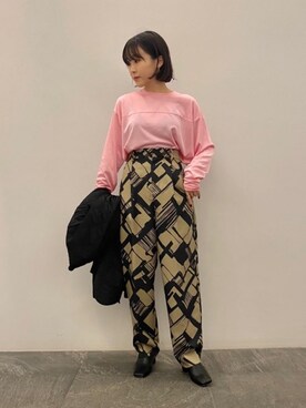 河野　史保里さん（レディース・158cm）の秋コーディネート