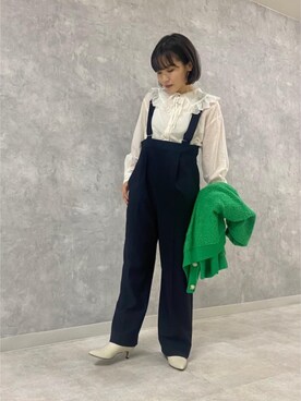 河野　史保里さん（レディース・158cm）の秋コーディネート