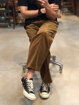 「アイテム（腕時計）」を使った、YOSHIWOさん（メンズ・171cm）の秋コーディネート