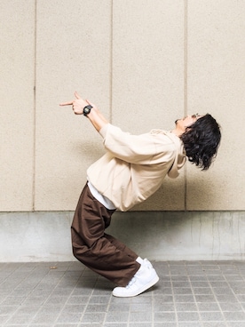 「アイテム（腕時計）」を使った、YOSHIWOさん（メンズ・171cm）の秋コーディネート