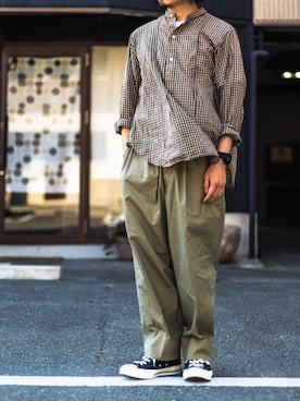 「ct70」｜「アイテム（腕時計）」を使った、YOSHIWOさん（メンズ・171cm）の春コーディネート