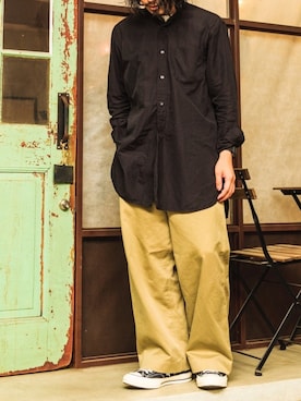 「アイテム（腕時計）」を使った、YOSHIWOさん（メンズ・171cm）の夏コーディネート