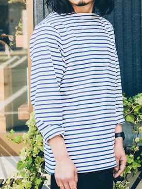 「アイテム（腕時計）」を使った、YOSHIWOさん（メンズ・171cm）の春コーディネート