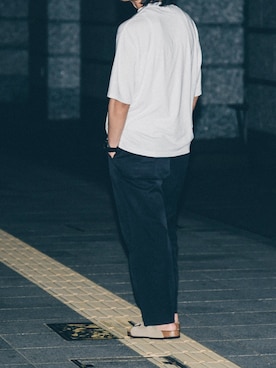 「アイテム（腕時計）」を使った、YOSHIWOさん（メンズ・171cm）の夏コーディネート