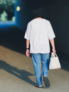 「アイテム（バッグ）」を使った、YOSHIWOさん（メンズ・171cm）の夏コーディネート