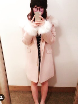 「スープラ」｜きみみchan♡さん（レディース・152cm）の冬コーディネート
