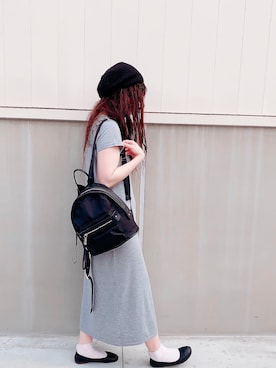 「Edit Sheen（エディットシーン）のアイテム（バックパック/リュック）」を使った、きみみchan♡さん（レディース・152cm）の秋コーディネート