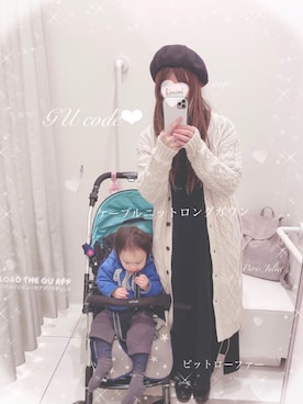 「スウェットワンピース」｜「アイテム（ローファー）」を使った、きみみchan♡さん（レディース・152cm）の冬コーディネート