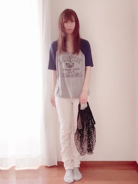 「夢展望（ユメテンボウ）のアイテム」を使った、きみみchan♡さん（レディース・152cm）の夏コーディネート