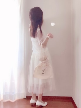 「moitytto」｜「アイテム（ハンチング/ベレー帽）」を使った、きみみchan♡さん（レディース・152cm）の夏コーディネート