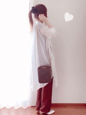 「ラブアンドピース2020」｜「アイテム（セットアップ）」を使った、きみみchan♡さん（レディース・152cm）の夏コーディネート