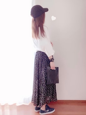「CONVERSE（コンバース）のアイテム（アナログ腕時計）」を使った、きみみchan♡さん（レディース・152cm）の秋コーディネート