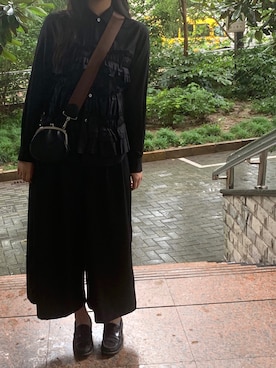 「COMME des GARCONS COMME des GARCONS（コムデギャルソンコムデギャルソン）のアイテム（シャツ/ブラウス）」を使った、Noharaさん（レディース・168cm）の秋コーディネート