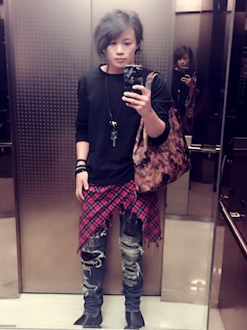 「アイテム（ブレスレット）」を使った、Z ♠️☠️さん（メンズ・170cm・30代）の秋コーディネート