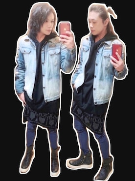 「CINZIA ARAIA（チンツィア アライア）のアイテム」を使った、Z ♠️☠️さん（メンズ・170cm）の冬コーディネート