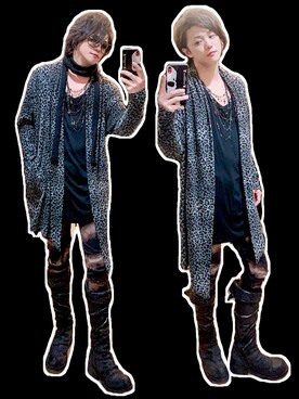 「コーディネート」｜「アイテム（ステンカラーコート）」を使った、Z ♠️☠️さん（メンズ・170cm）の秋コーディネート