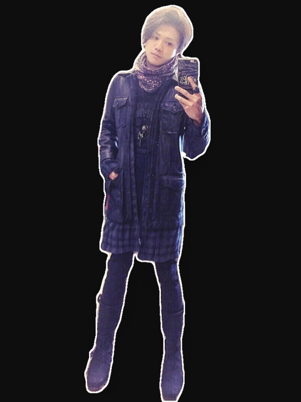 「ootd」｜「NUMBER (N)INEのアイテム（ブーツ、ブラック系）」を使った、Z ♠️☠️さん（メンズ・170cm）の冬コーディネートの1枚目の写真