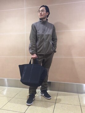 「WILD THINGS（ワイルドシングス）のアイテム（その他アウター）」を使った、Satoshi Okimura さん（メンズ・171cm）の冬コーディネート
