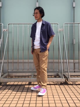 Satoshi Okimura さん（メンズ・171cm）の夏コーディネート