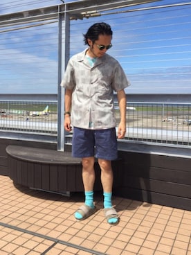 Satoshi Okimura さん（メンズ・171cm）の夏コーディネート
