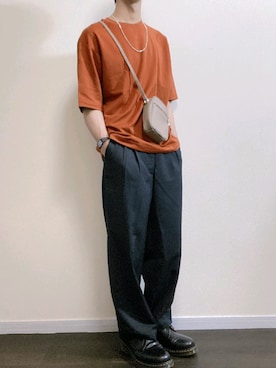 「INTER FACTORY（インターファクトリー）のWEARISTA tai × INTER FACTORY　シルバーネックレス（ネックレス、シルバー系）」を使った、kota.さん（メンズ・182cm）の春コーディネート