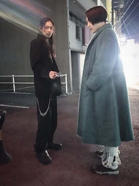 「サイドゴアブーツ」｜加藤 拓海さん（メンズ・180cm・10代）の冬コーディネート