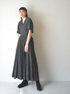 レトロワンピース の人気ファッションコーディネート 髪型 ロングヘアー Wear