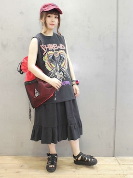 ミッツ☆さん（レディース・155cm）の夏コーディネート