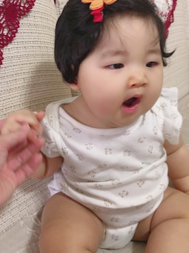 「NET（ネット）のアイテム」を使った、Kuo Sammiさん（キッズ・70cm）の夏コーディネート