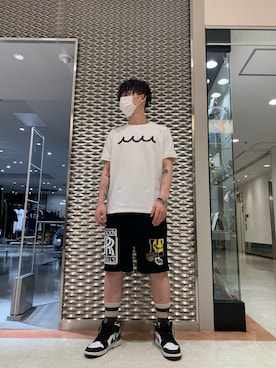 「STUD MUFFIN（スタッドマフィン）のアイテム（パンツ）」を使った、ryusei617さん（メンズ・172cm）の春コーディネート