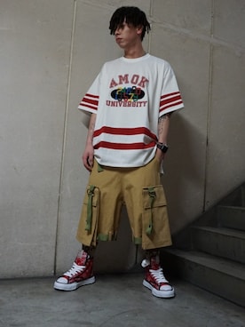 「A.A.Spectrum（エーエースペクトラム）のアイテム」を使った、ryusei617さん（メンズ・172cm）の春コーディネート