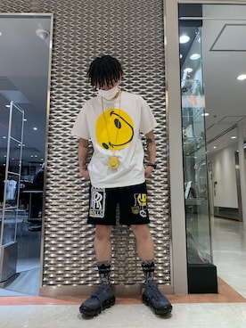 「STUD MUFFIN（スタッドマフィン）のアイテム（パンツ）」を使った、ryusei617さん（メンズ・172cm）の春コーディネート