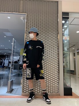 「STUD MUFFIN（スタッドマフィン）のアイテム（パンツ）」を使った、ryusei617さん（メンズ・172cm）の春コーディネート