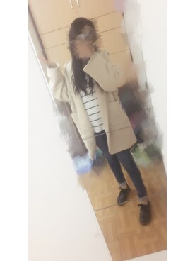 「Supreme.La.La.（シュープリームララ）のアイテム（その他アウター）」を使った、seriloさん（レディース・164cm）の冬コーディネート