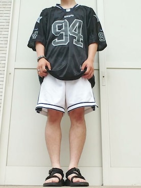 「アイテム（サンダル）」を使った、Tom.さん（メンズ・170cm・10代）の夏コーディネート