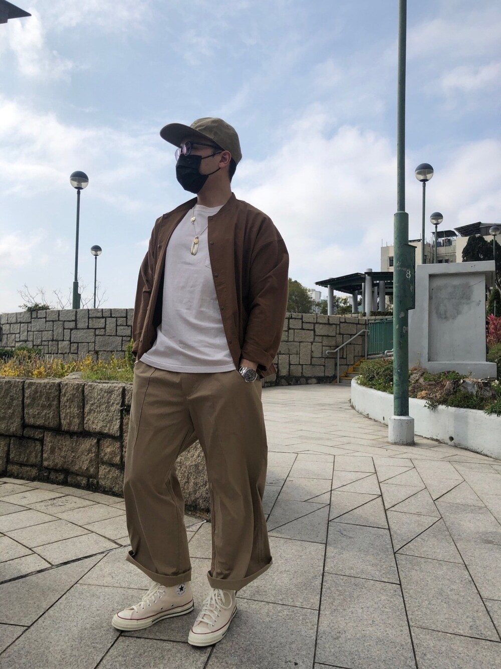 「WTAPSのアイテム（キャップ、その他）」を使った、Stephenさん（メンズ・167cm）の冬コーディネートの1枚目の写真
